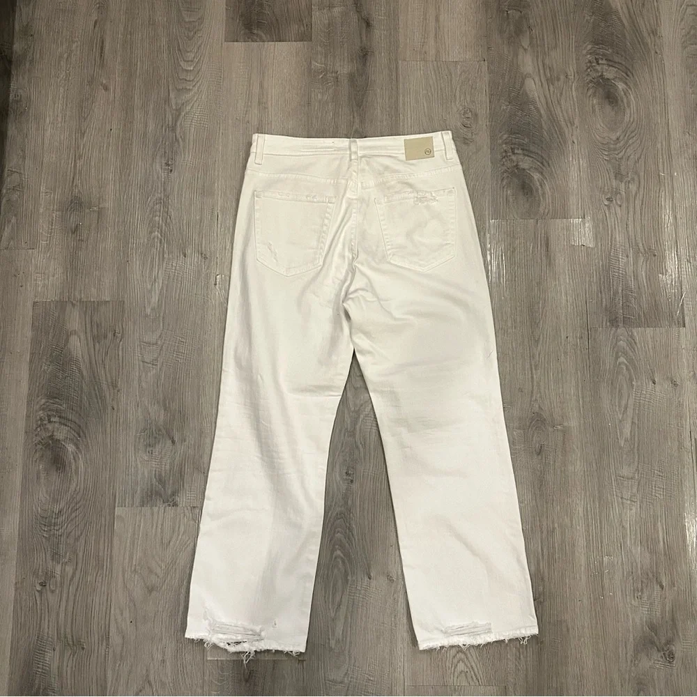 AG ADRIANO GOLDSCHMIED The Rhett Vintage High Waisted Straight Jeans Size 32 - Picture 3 of 8